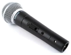 Microfono a filo Shure SM58 SE SM SERIES con interruttore Black e Silv