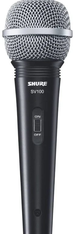 Microfono a filo Shure SV100A SV SERIES Black e Silver