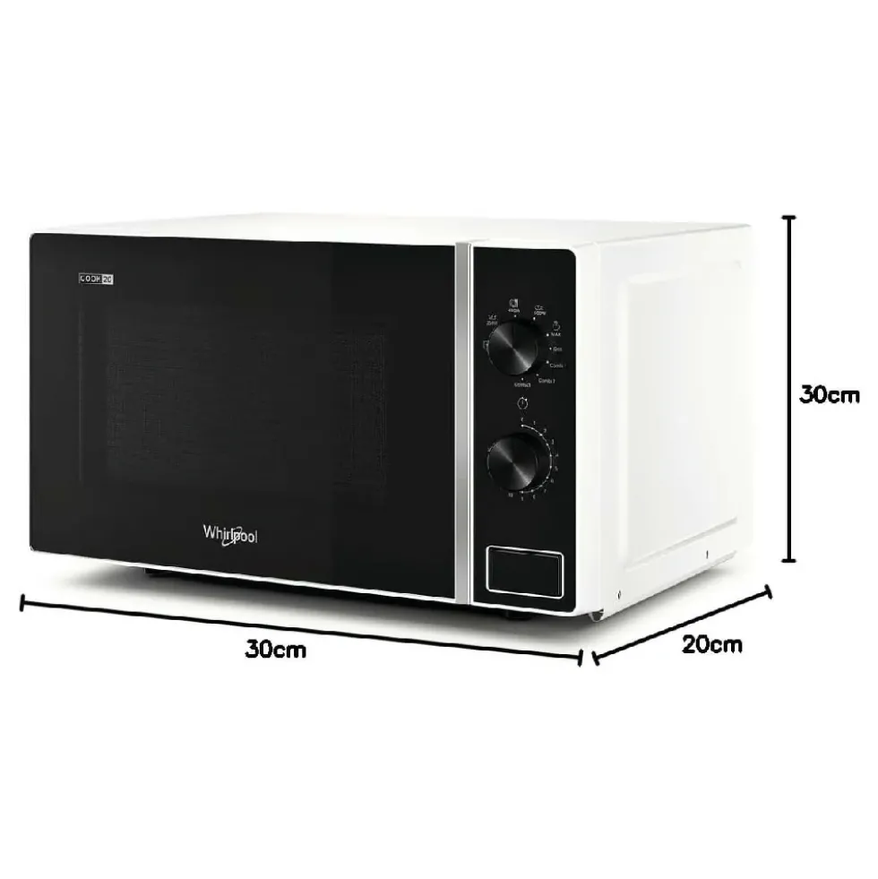Microonde a libera installazione Whirlpool MWP 103 W 20 litri