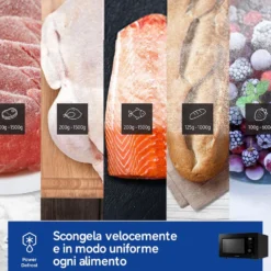 Microonde combinato Samsung Bespoke MC32DG7646KKE1 con Wi-Fi