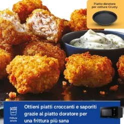Microonde combinato Samsung Bespoke MC32DG7646KKE1 con Wi-Fi