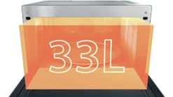 Microonde combinato Whirlpool MWSC9133SX con vapore e tecnologia 6° SENSO