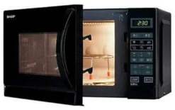 Microonde Sharp R 742BKW Black