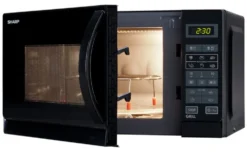 Microonde Sharp R 642BKW Black
