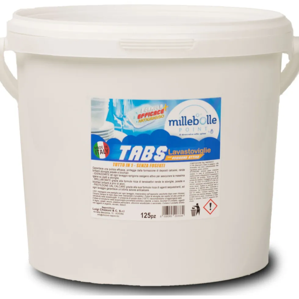 Millebolle tabs lavastoviglie 125 pz