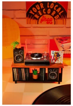 Mini giradischi Mga 254249 MINIVERSE Real Music Record Player mini vin