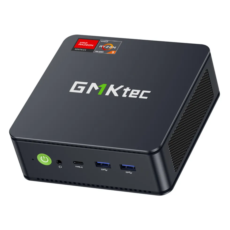 MINI PC GMKtec M6 Ultra: Potente Processore AMD Ryzen 5 7640HS, 16GB RAM, 512GB SSD, Windows 11 Pro - Ottimizzato per E-commerce