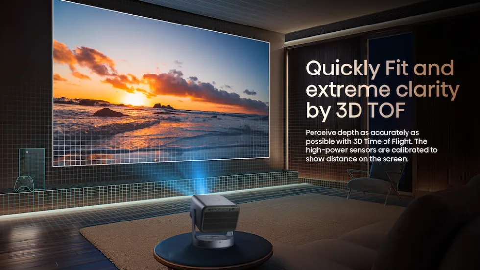 Mini proiettore Hisense C2 PRO 4K Triplo Laser 65"-300"