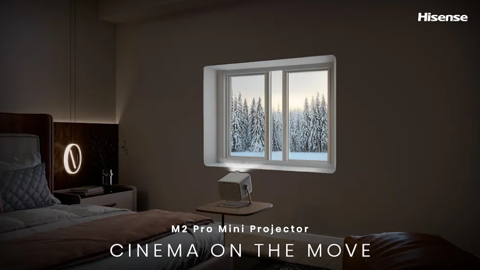 Mini proiettore Hisense M2 PRO Laser 4K UHD HDR10-HLG DOLBY VISION 1300 ANSI