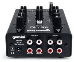 Mixer disc jockey Gemini DJ SERIES MM1 BT Black
