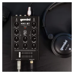 Mixer disc jockey Gemini DJ SERIES MM1 BT Black