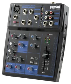 Mixer disc jockey Gemini GEM 05USB PROFESSIONAL Black