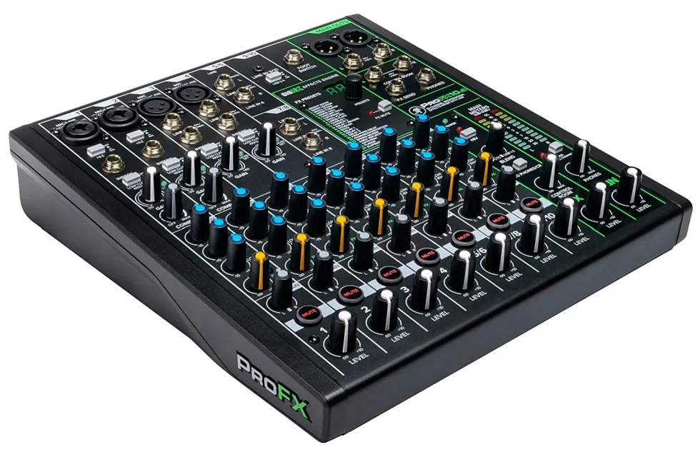 Mixer disc jockey Mackie PROFX10V3 PROFXV3 SERIES Black