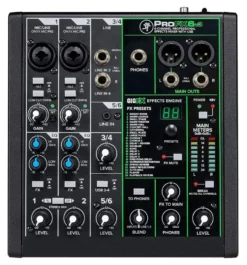Mixer disc jockey Mackie PROFX6V3 PROFXV3 SERIES Black
