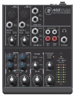 Mixer disc jockey Mackie 402VLZ4 VLZ4 SERIES Black