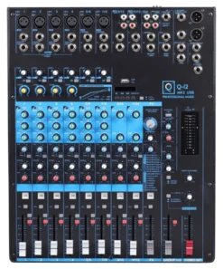 Mixer disc jockey Oqan 625811 Q12 USB MK2 Black