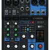 Mixer disc jockey Yamaha MG06X MG SERIES Black