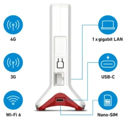 Modem router Fritz! 20003159 BOX 6825 International Edition White e Re