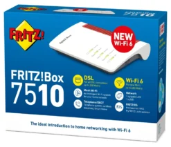 Modem router Fritz! 20002997 BOX 7510 White e Red