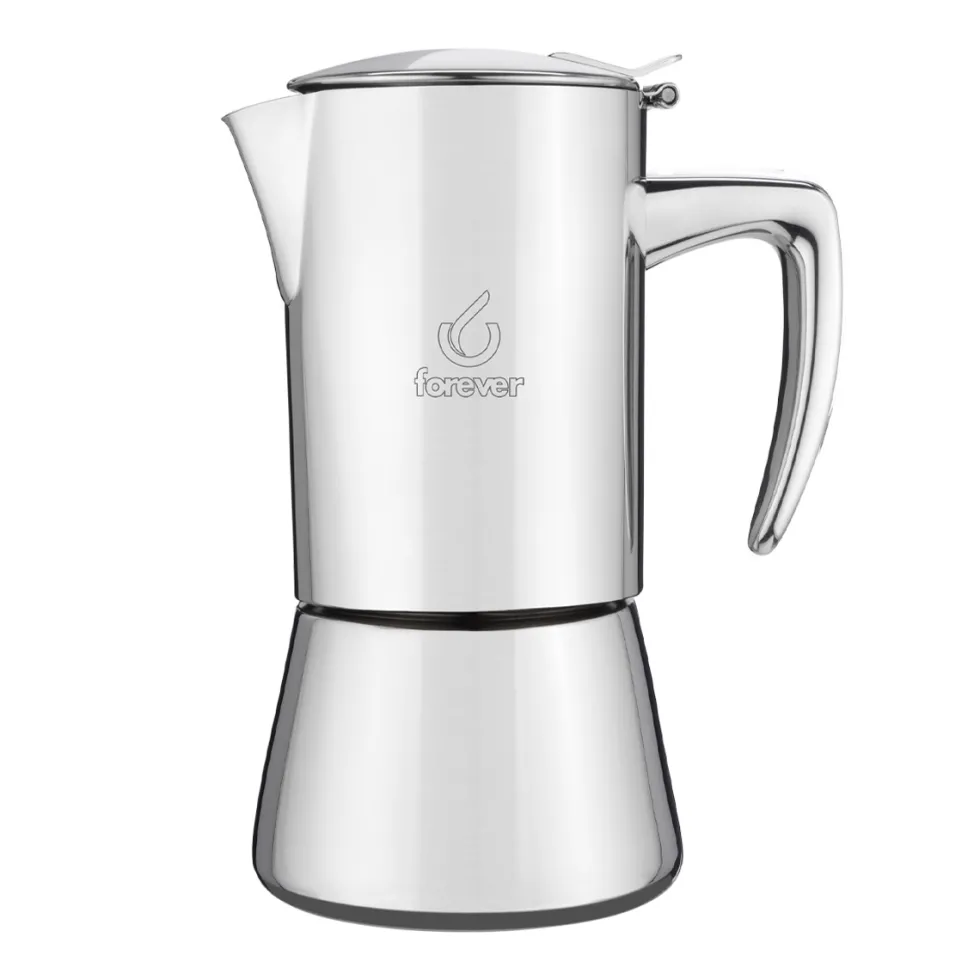 Moka in acciaio inox Miss Diamond 6 tazze