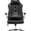 MOMODESIGN POLTRONA DA UFFICIO COMFORT NERO/SILVER MD-GC003OFF-K