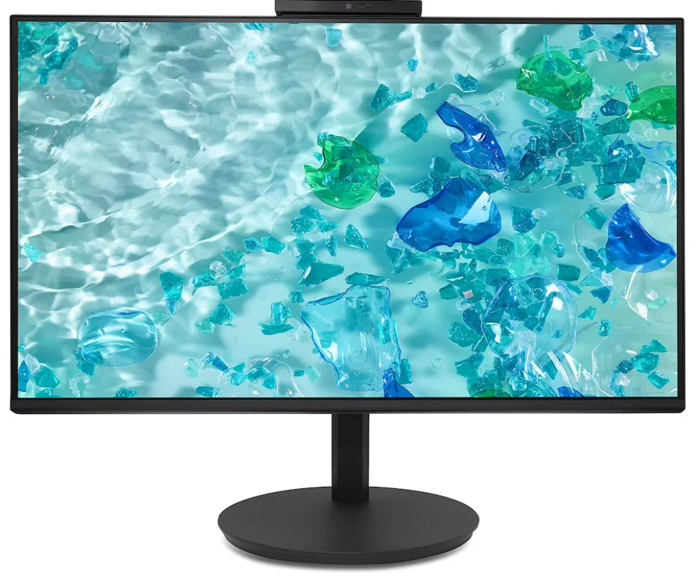 Monitor Acer 23.8" FHD IPS con altoparlanti e webcam integrati