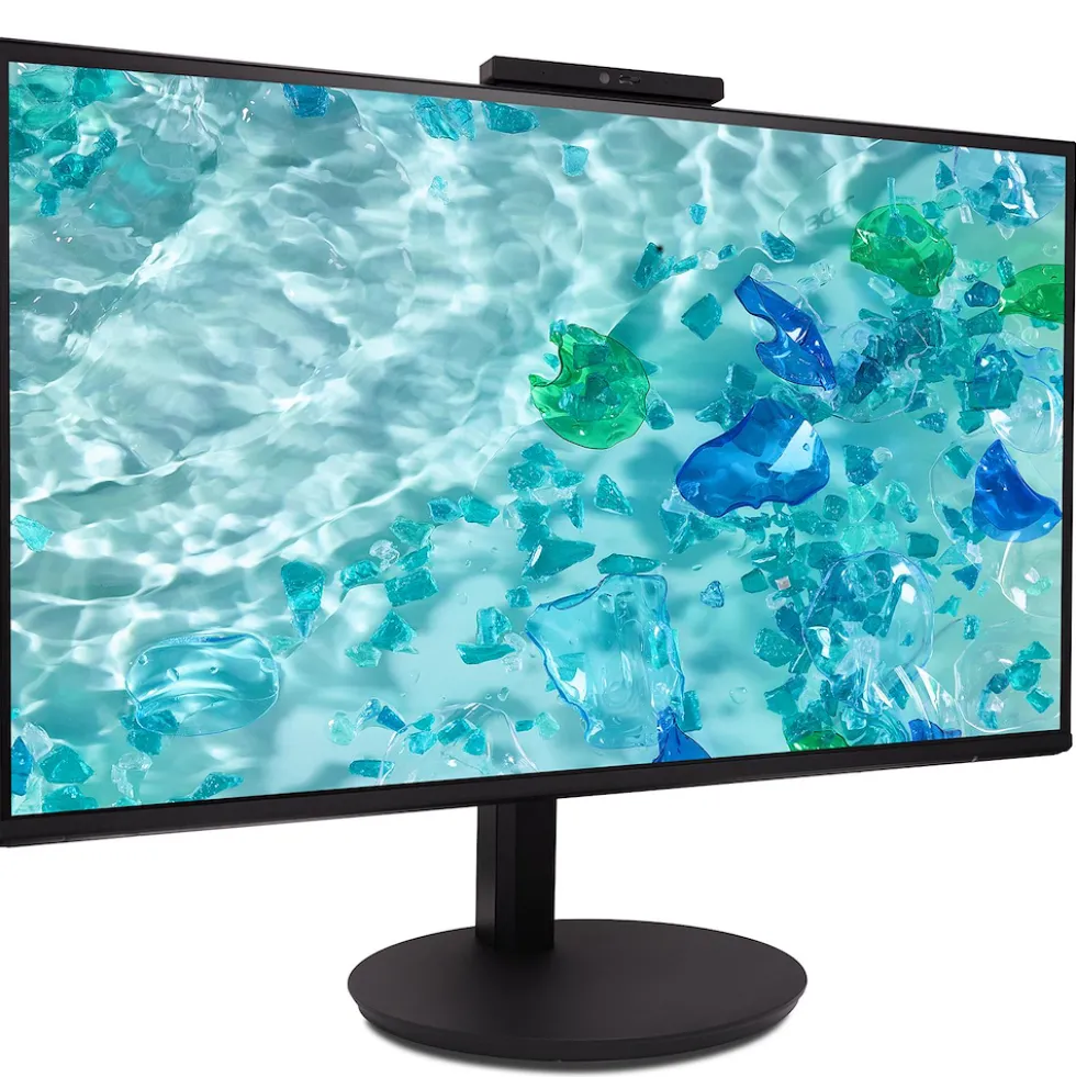 Monitor Acer 23.8" FHD IPS con altoparlanti e webcam integrati