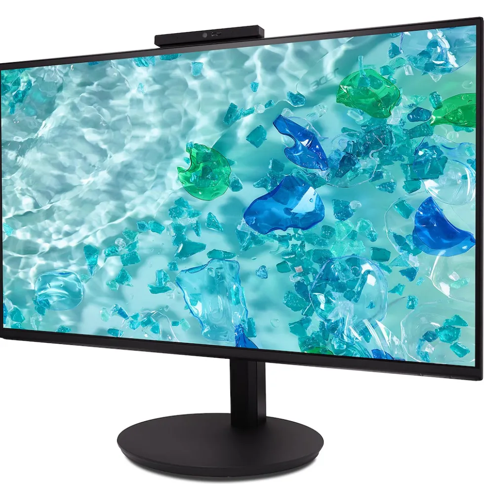Monitor Acer 23.8" FHD IPS con altoparlanti e webcam integrati
