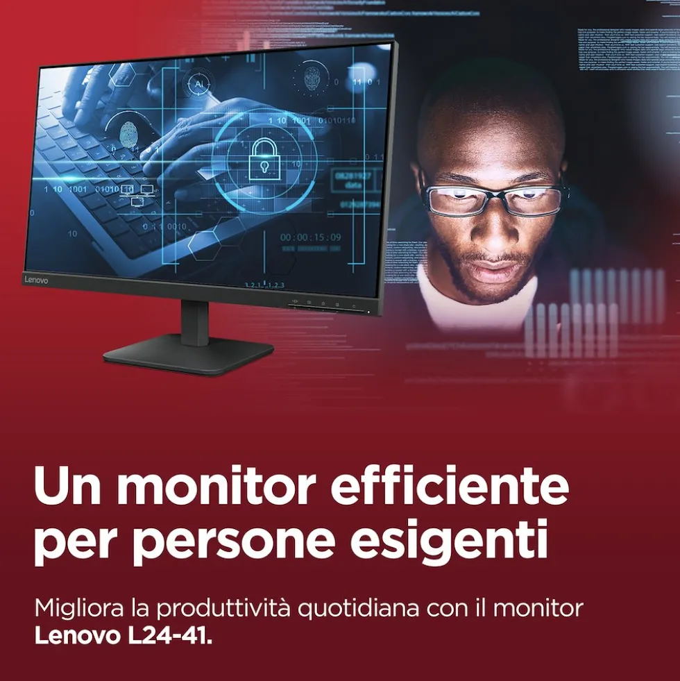 Monitor Lenovo L24-4e 23,8" Full HD 100Hz 4ms
