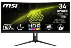Monitor Msi 9S6 3DB64H 068 MAG 342CQR E2 Curvo Black
