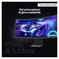 Monitor Samsung LS34DG850SUXEN ODYSSEY OLED G8 Curvo Silver