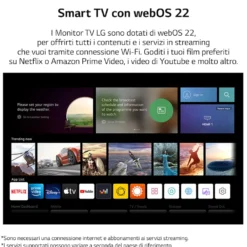 Monitor TV LG 24TQ510S LED HD Ready Smart TV WiFi