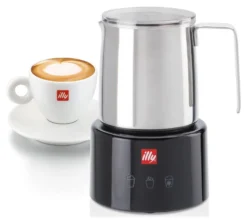 Montalatte elettrico Illy 23760 MILKFROTHER Black e Inox
