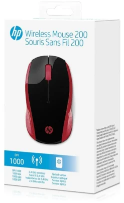Mouse Hp 2HU82AA ABB 200 Empress red