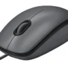 Mouse Logitech M100 con cavo USB e design ambidestro