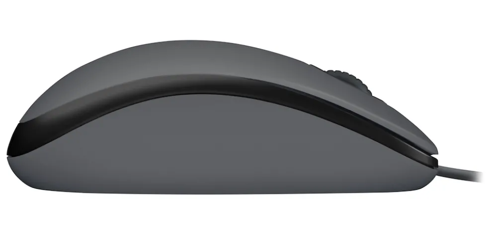 Mouse Logitech M100 con cavo USB e design ambidestro