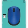Mouse Logitech 910 004640 M SERIES M171 Black e Blue