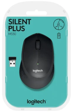 Mouse Logitech 910 004909 M SERIES M330 Silent Plus Black