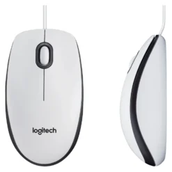 Mouse Logitech 910 006764 M SERIES M100 Wired White