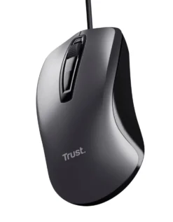 Mouse ottico TRUST Carve USB, 3 pulsanti, 1200 DPI