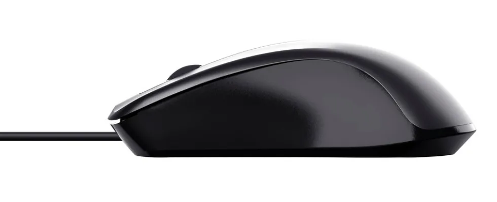 Mouse ottico TRUST Carve USB, 3 pulsanti, 1200 DPI