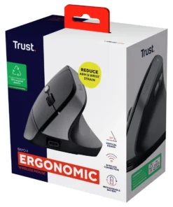 Mouse Trust 25145 BAYO II Ergonomic Black