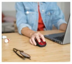 Mouse Trust 24550 YVI+ Eco Red e Black