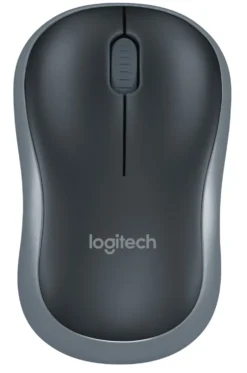 Mouse wireless Logitech M185 grigio/nero ottico