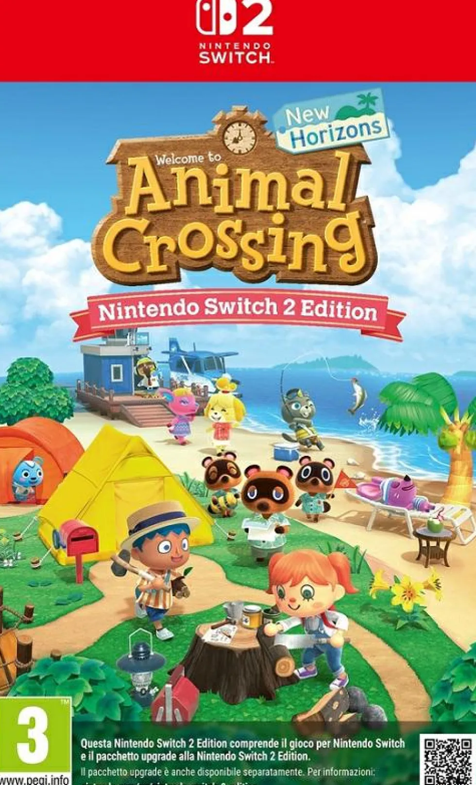 NINTENDO SWITCH 2 GIOCO ANIMAL CROSSING: NEW HORIZONS IT