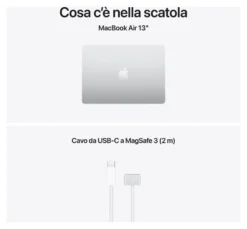 Notebook Apple MDH84T A MACBOOK AIR Silver