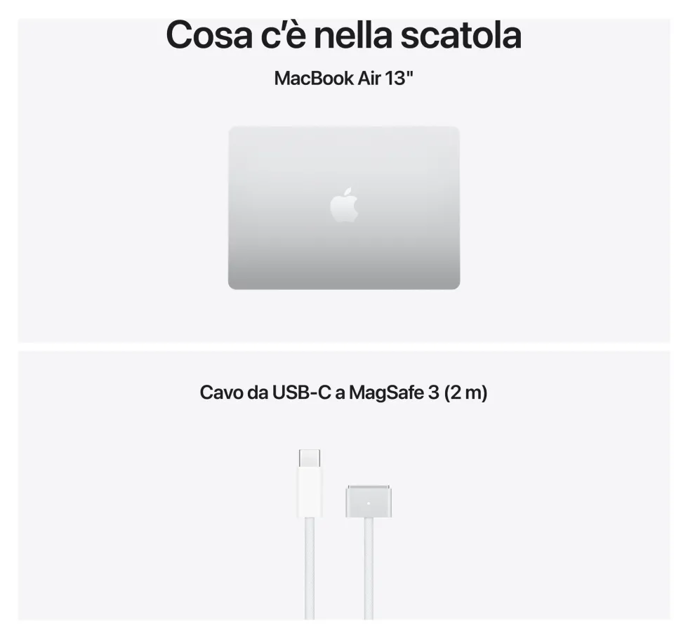 Notebook Apple MDH84T A MACBOOK AIR Silver