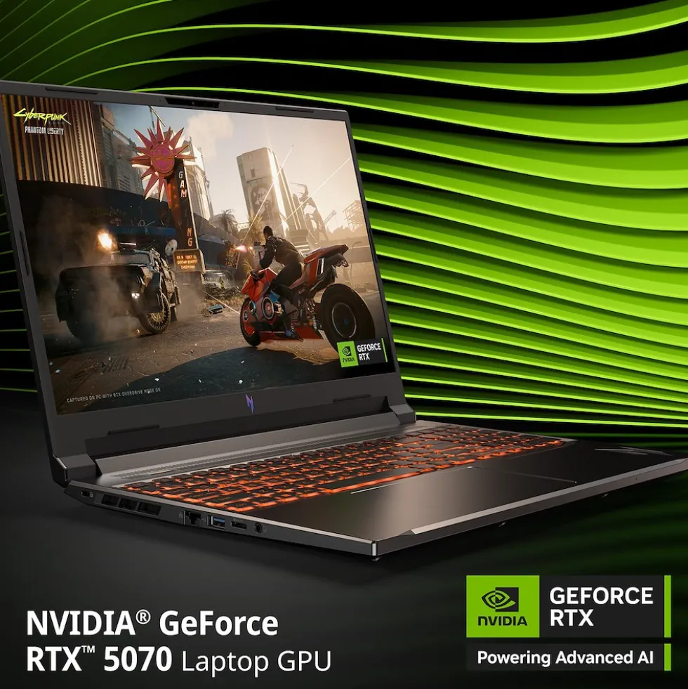 Notebook gaming Acer Nitro V 16 ANV16-42-R4ZA con RTX 5070