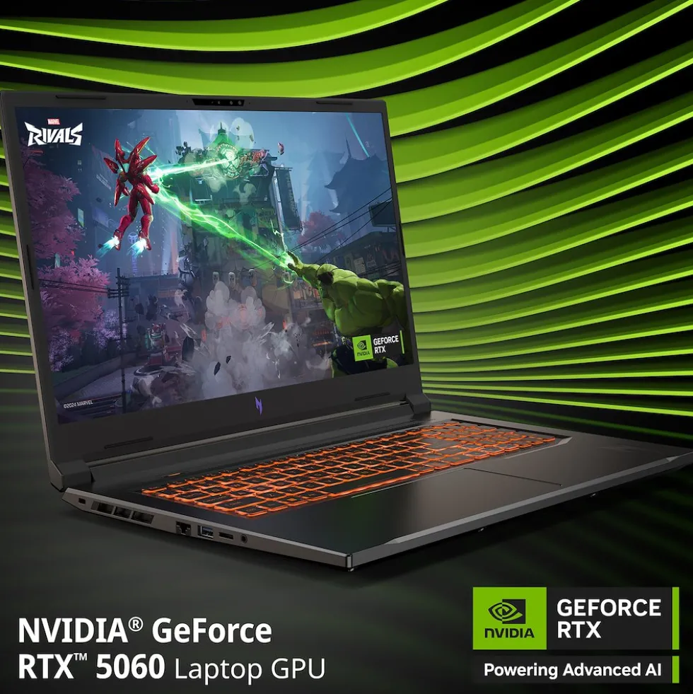 Notebook gaming Acer Nitro V 17 AI ANV17-41-R5XB con RTX 5060 e 32GB RAM