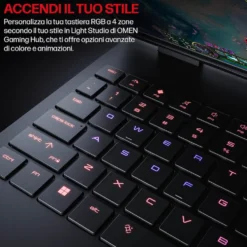 Notebook gaming HP Omen 15 con NVIDIA GeForce RTX 5060